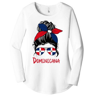 Dominicana Dominican Girl Republica Dominicana Republic Women's Perfect Tri Tunic Long Sleeve Shirt