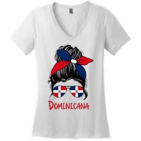 Dominicana Dominican Girl Republica Dominicana Republic Women's V-Neck T-Shirt