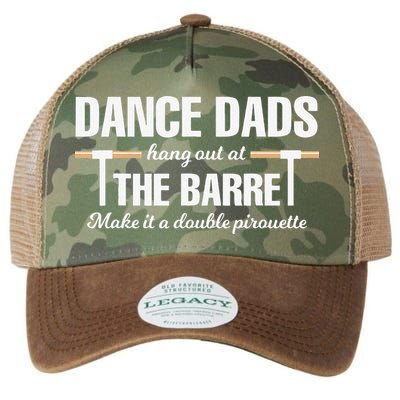 Dance Dads Hang Out At The Barre Funny Proud Dad Legacy Tie Dye Trucker Hat