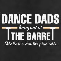 Dance Dads Hang Out At The Barre Funny Proud Dad Adult Drive Performance Visor