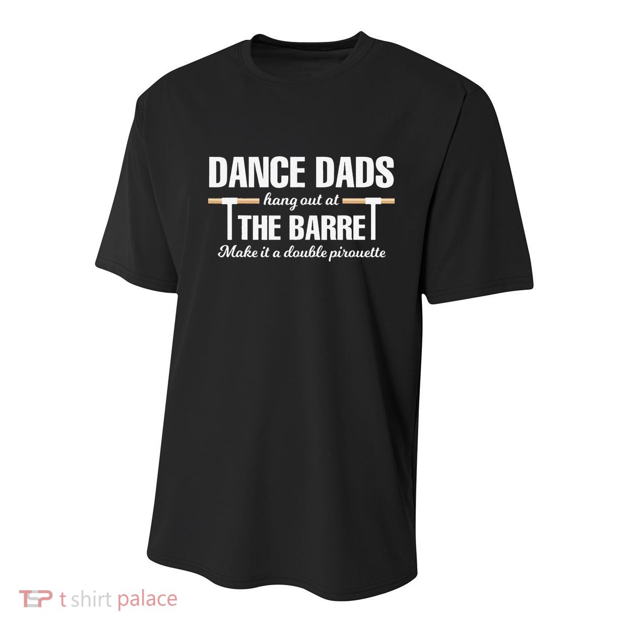 Dance Dads Hang Out At The Barre Funny Proud Dad Youth Performance Sprint T-Shirt