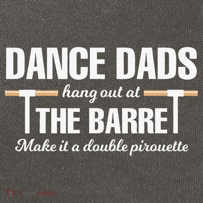 Dance Dads Hang Out At The Barre Funny Proud Dad Cotton Canvas Backpack