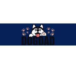 Dog Dad Husky Lovers For Men Huskies Funny Husky Bumper Sticker