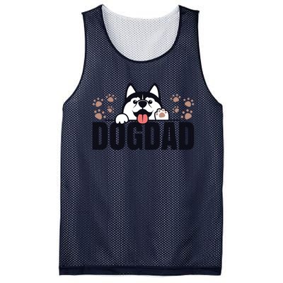 Dog Dad Husky Lovers For Men Huskies Funny Husky Mesh Reversible Basketball Jersey Tank