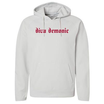 Diva Demonic Halloweenie Vi Performance Fleece Hoodie