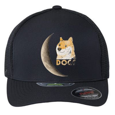 Dogecoin Doge Hodler Trader Dogecoin Moon Flexfit Unipanel Trucker Cap