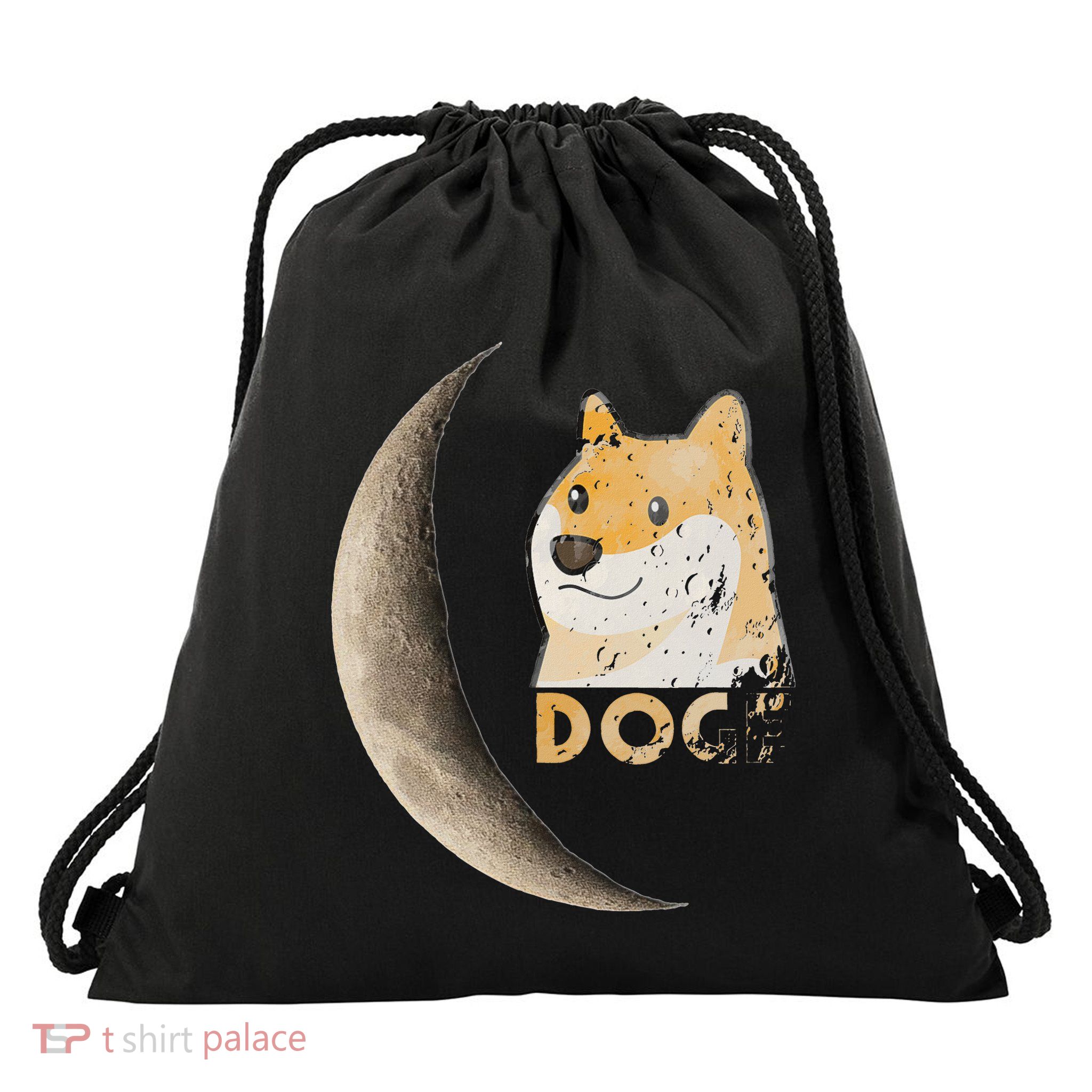 Dogecoin Doge Hodler Trader Dogecoin Moon Drawstring Bag