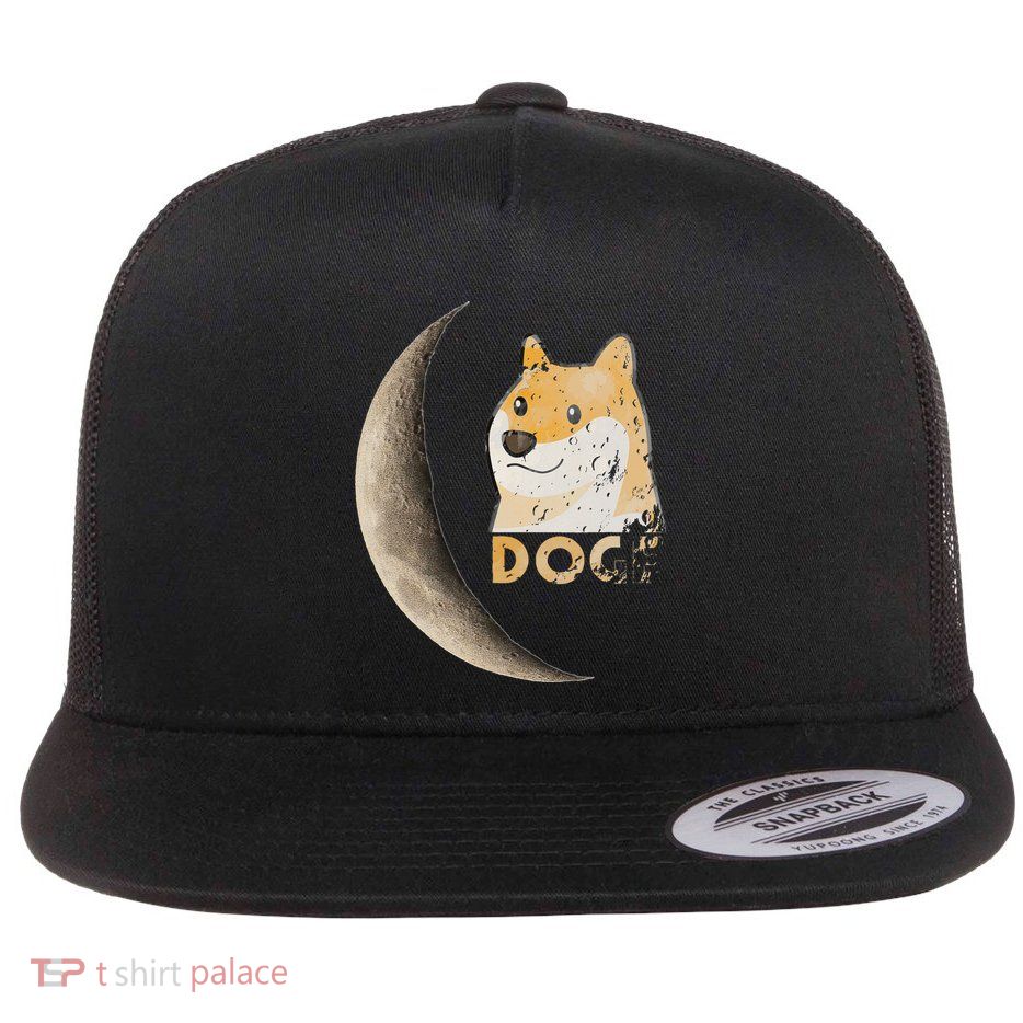 Dogecoin Doge Hodler Trader Dogecoin Moon Flatbill Hat