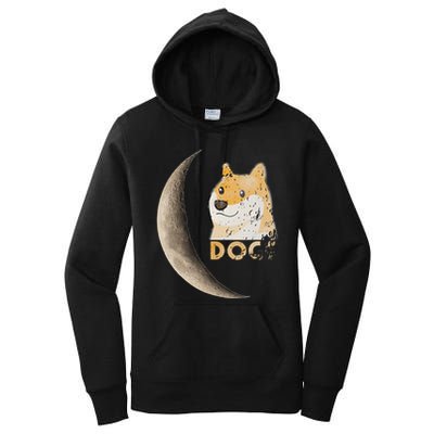 Dogecoin Doge Hodler Trader Dogecoin Moon Women's Pullover Hoodie
