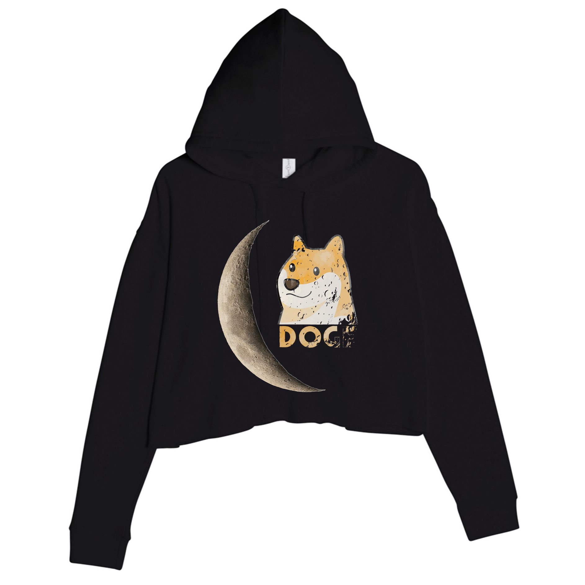 Dogecoin Doge Hodler Trader Dogecoin Moon Crop Fleece Hoodie
