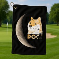 Dogecoin Doge Hodler Trader Dogecoin Moon Golf Towel