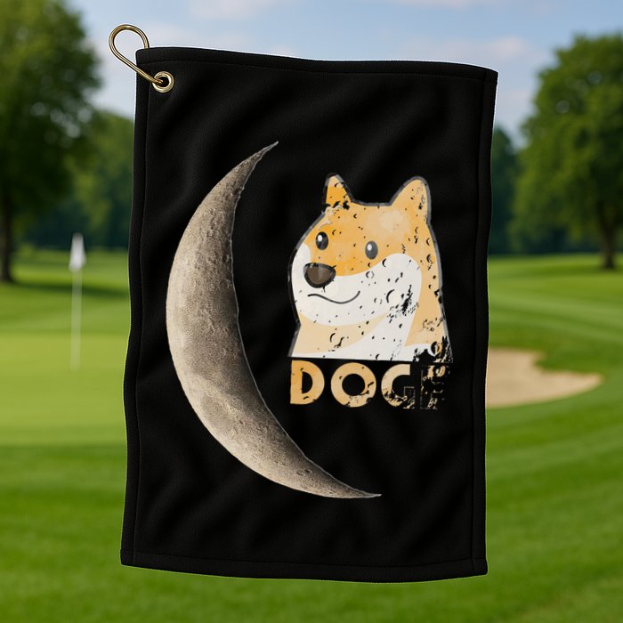 Dogecoin Doge Hodler Trader Dogecoin Moon Golf Towel