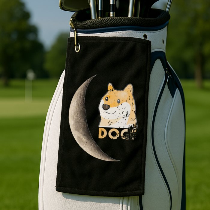 Dogecoin Doge Hodler Trader Dogecoin Moon Golf Towel