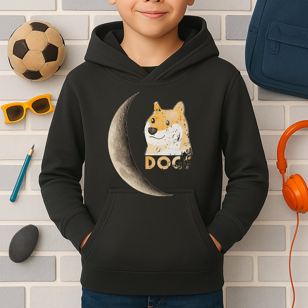 Dogecoin Doge Hodler Trader Dogecoin Moon Kids Hoodie