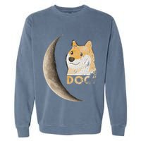 Dogecoin Doge Hodler Trader Dogecoin Moon Garment-Dyed Sweatshirt