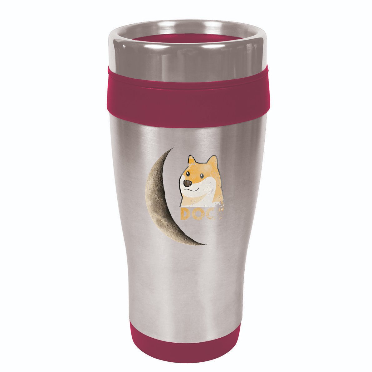 Dogecoin Doge Hodler Trader Dogecoin Moon 16oz Travel Tumbler