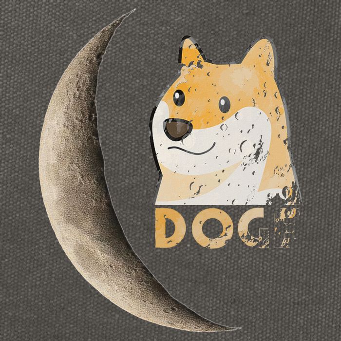Dogecoin Doge Hodler Trader Dogecoin Moon Cotton Canvas Backpack