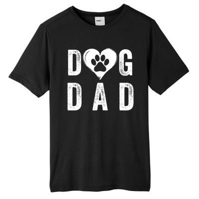 Dog Dad Happy FatherS Day Dog Lover Puppy Dad Dog Daddy Loving Dad Dog Parent Tall Fusion ChromaSoft Performance T-Shirt