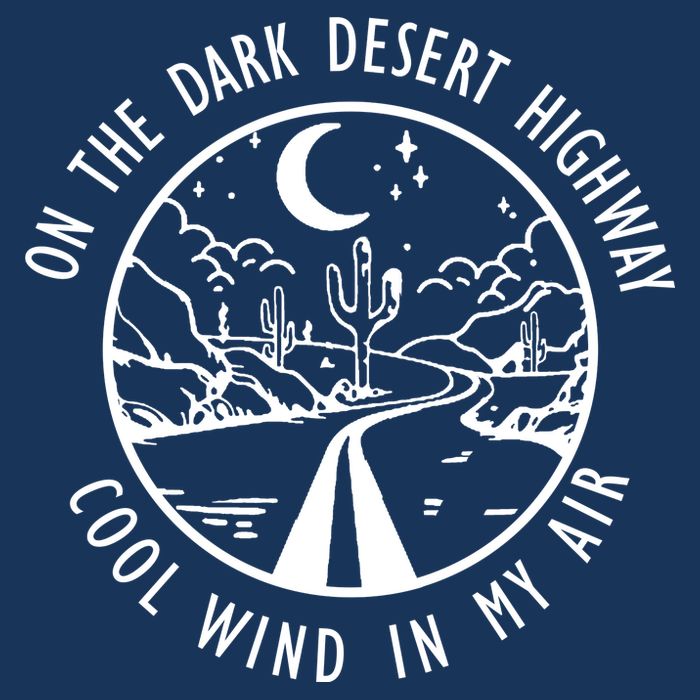 Dark Desert Highway Cool Wind In My Hair Adventure Cooling Performance Crew T-Shirt