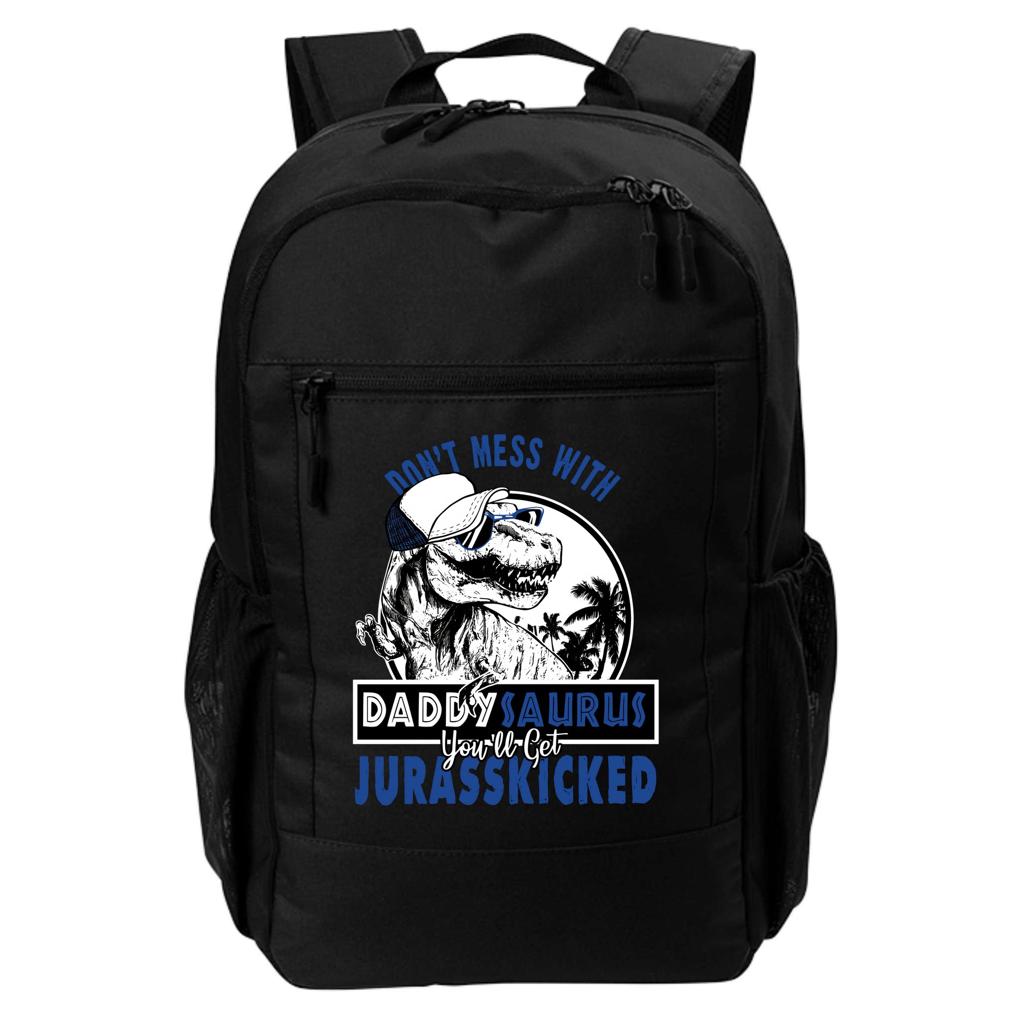 Daddysaurus Dad Husband Father's Day Gift Matching Dinosaur  Backpack