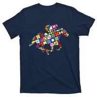 Derby Day Horse Lover Colorful Abstract T-Shirt