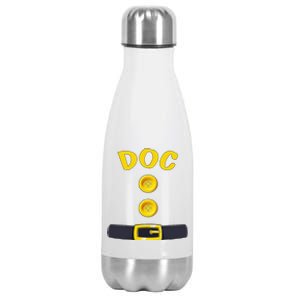 Doc Dwarf Halloween Costume Color Matching Sleepy Dwarf Stainless Steel Insulated Water Bottle