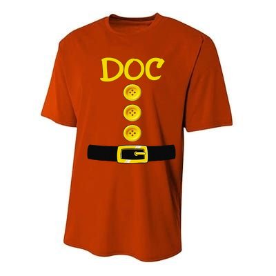 Doc Dwarf Halloween Costume Color Matching Doc Dwarf Performance Sprint T-Shirt