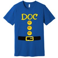 Doc Dwarf Halloween Costume Color Matching Doc Dwarf Premium T-Shirt