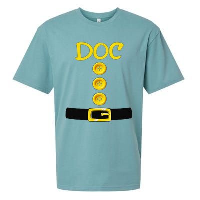 Doc Dwarf Halloween Costume Color Matching Doc Dwarf Sueded Cloud Jersey T-Shirt