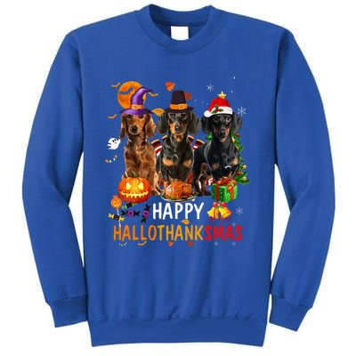 Dachshund Dog Holiday Festive Season Celebration Sweatshirt