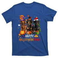 Dachshund Dog Holiday Festive Season Celebration T-Shirt