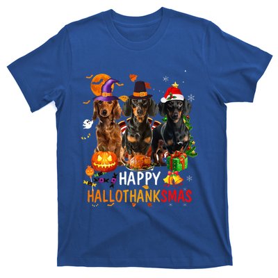 Dachshund Dog Holiday Festive Season Celebration T-Shirt