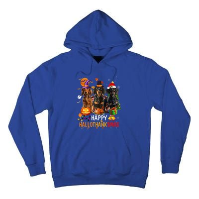 Dachshund Dog Holiday Festive Season Celebration Tall Hoodie