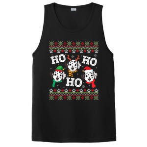 Dalmatian Dog Ho Ho Ho Merry Christmas Dad Mom Ugly Sweater Gift PosiCharge Competitor Tank