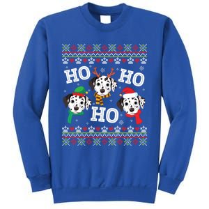 Dalmatian Dog Ho Ho Ho Merry Christmas Dad Mom Ugly Sweater Gift Sweatshirt