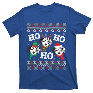 Dalmatian Dog Ho Ho Ho Merry Christmas Dad Mom Ugly Sweater Gift T-Shirt