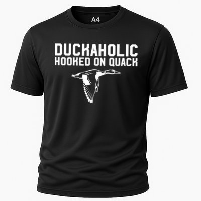 Duckaholic Duck Hunting Themed Duck Lovers Performance Shirt