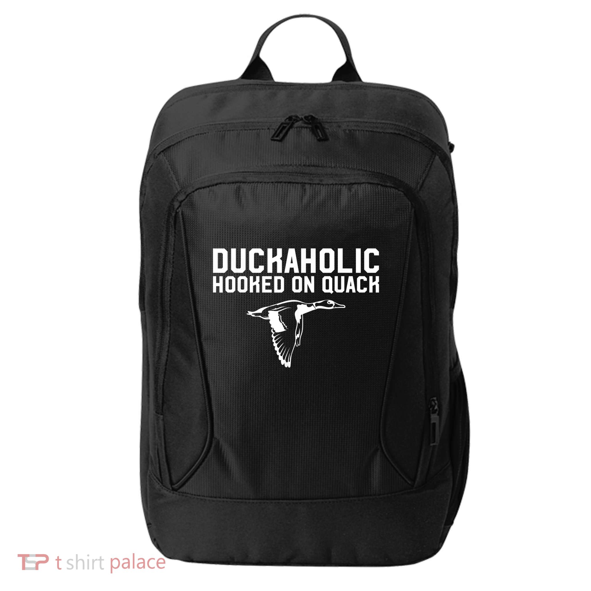 Duckaholic Duck Hunting Themed Duck Lovers City Backpack