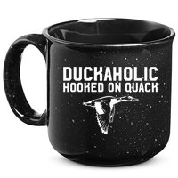 Duckaholic Duck Hunting Themed Duck Lovers 15oz Campfire Ceramic Mug