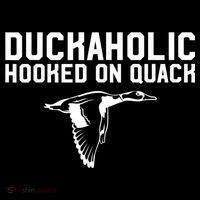Duckaholic Duck Hunting Themed Duck Lovers Flatbill Hat