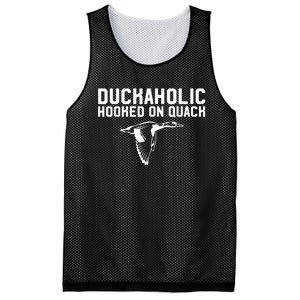 Duckaholic Duck Hunting Themed Duck Lovers Mesh Reversible Basketball Jersey Tank