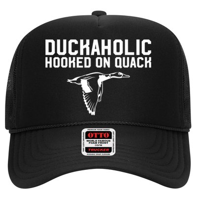 Duckaholic Duck Hunting Themed Duck Lovers Trucker Hat
