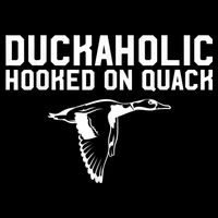 Duckaholic Duck Hunting Themed Duck Lovers Short Acrylic Beanie