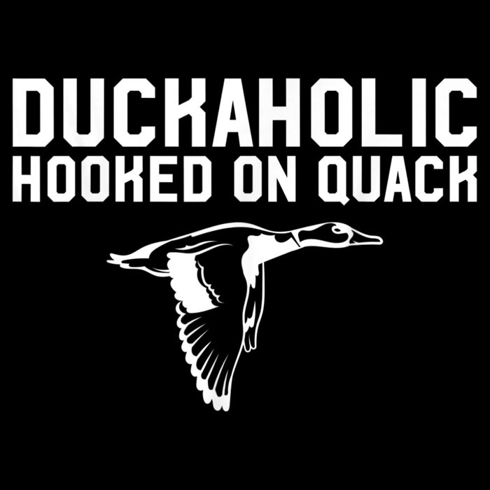 Duckaholic Duck Hunting Themed Duck Lovers Short Acrylic Beanie