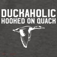 Duckaholic Duck Hunting Themed Duck Lovers Vector Backpack