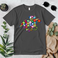 Derby Day Horse Lover Colorful Abstract Premium T-Shirt