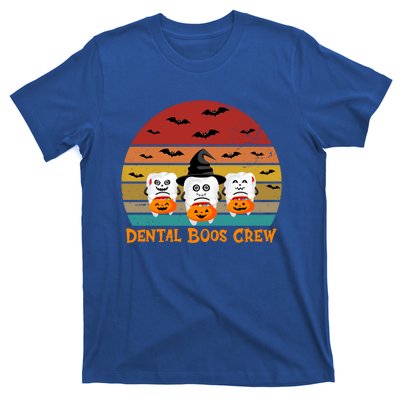 Dental Dentist Halloween Boos Crew Funny Costume Assistant S Meaningful Gift T-Shirt