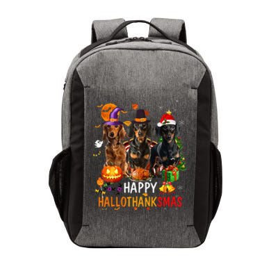 Dachshund Dog Holiday Festive Season Celebration Vector Backpack