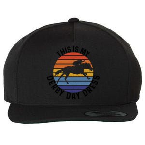 Derby Day Horse Kentucky This Is My Derby Day Dress Gift Wool Snapback Cap