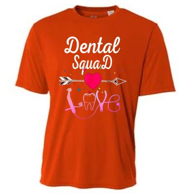 Dentist Dental Hygienist And Dental Assistant Squad Gift Cooling Performance Crew T-Shirt